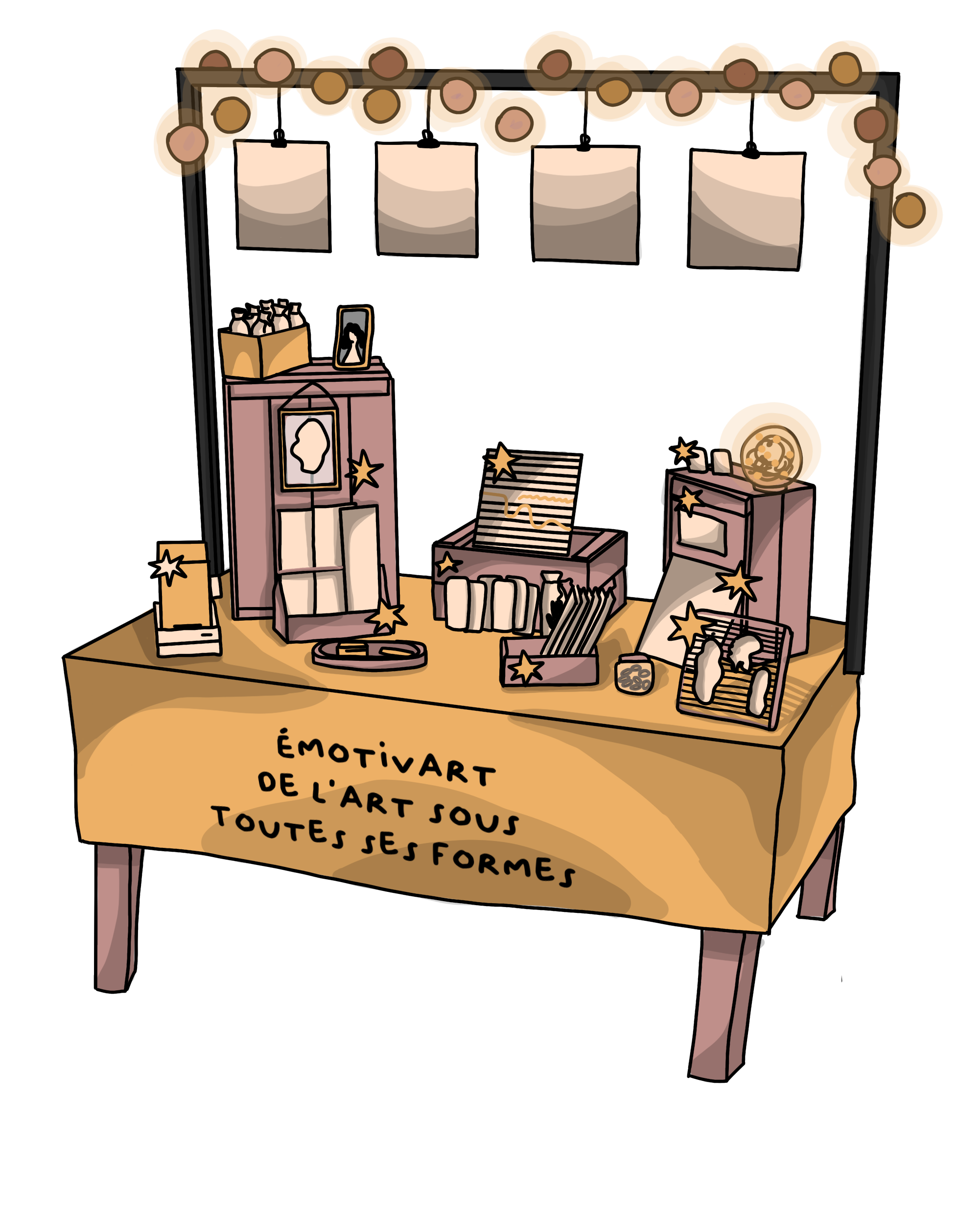 Illustration de mon futur stand
